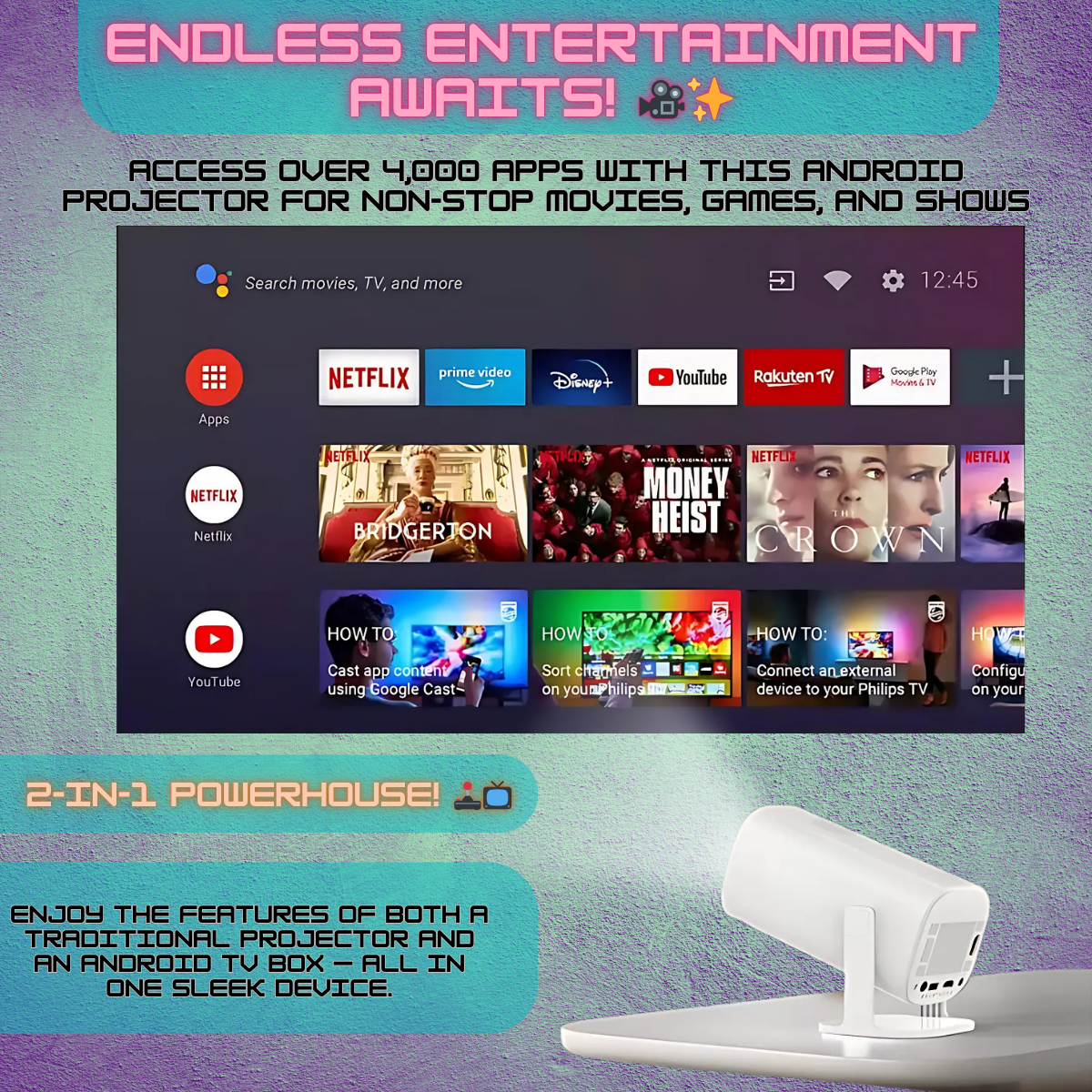 GameStation Android Projector